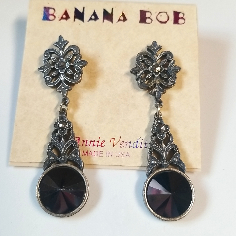Vintage Banana Bob Earrings